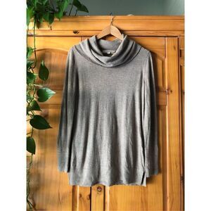Loft Tunic Pullover Sweater Cowl Neck Size M